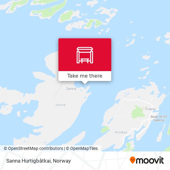 Sanna Hurtigbåtkai map
