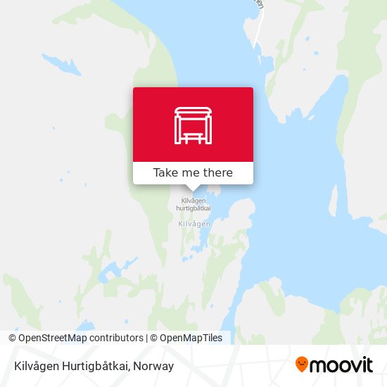 Kilvågen Hurtigbåtkai map