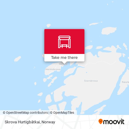 Skrova Hurtigbåtkai map