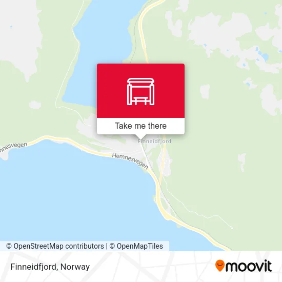 Finneidfjord map