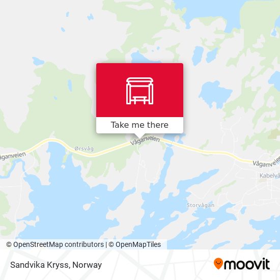 Sandvika Kryss map