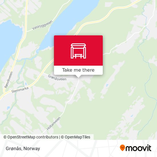 Grønås map