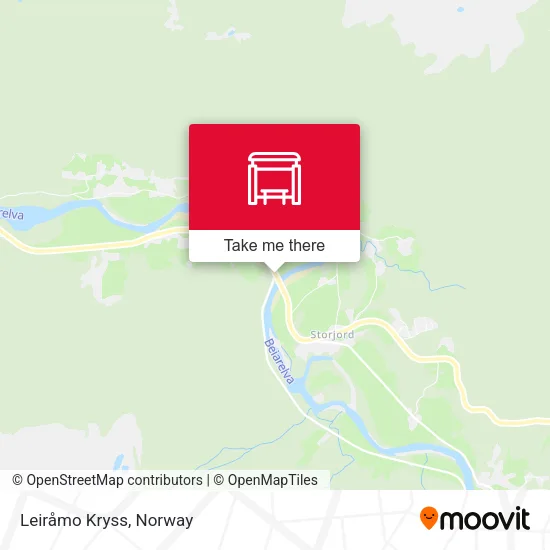 Leiråmo Kryss map