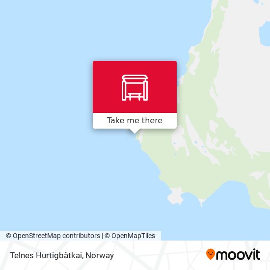 Telnes Hurtigbåtkai map