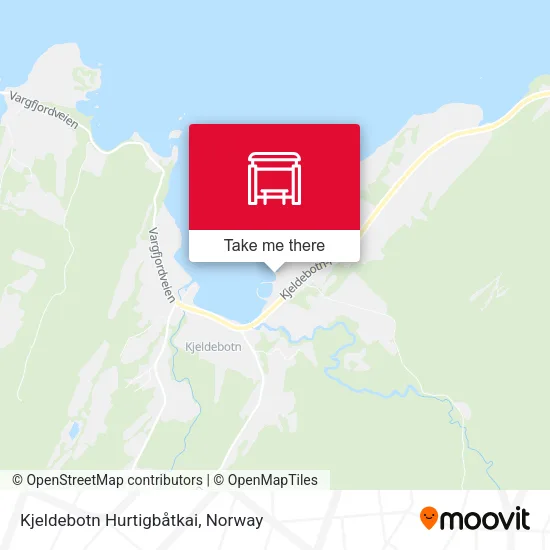 Kjeldebotn Hurtigbåtkai map