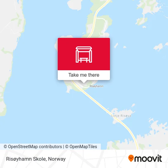 Risøyhamn Skole map