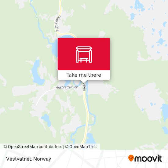 Vestvatnet map