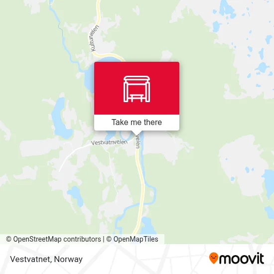 Vestvatnet map