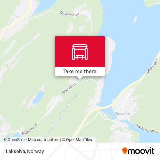 Lakselva map