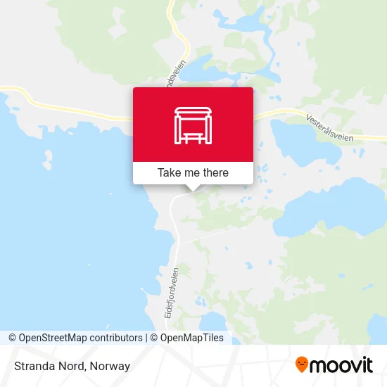 Stranda Nord map
