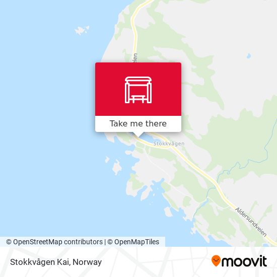 Stokkvågen Kai map