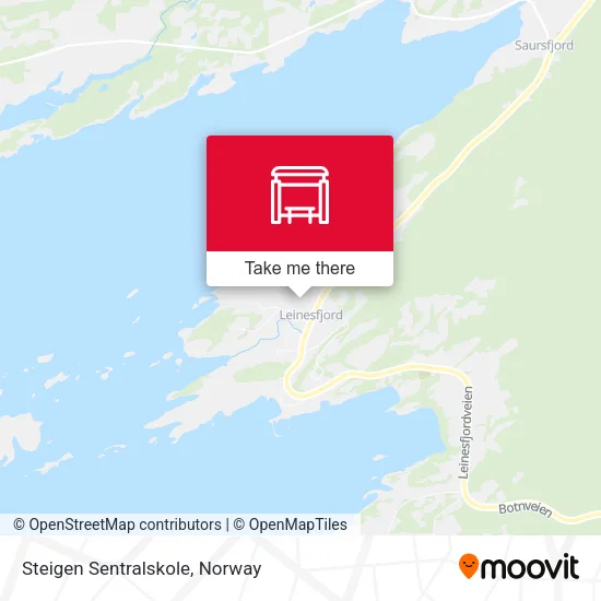 Steigen Sentralskole map