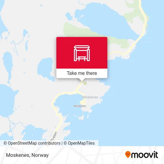 Moskenes map