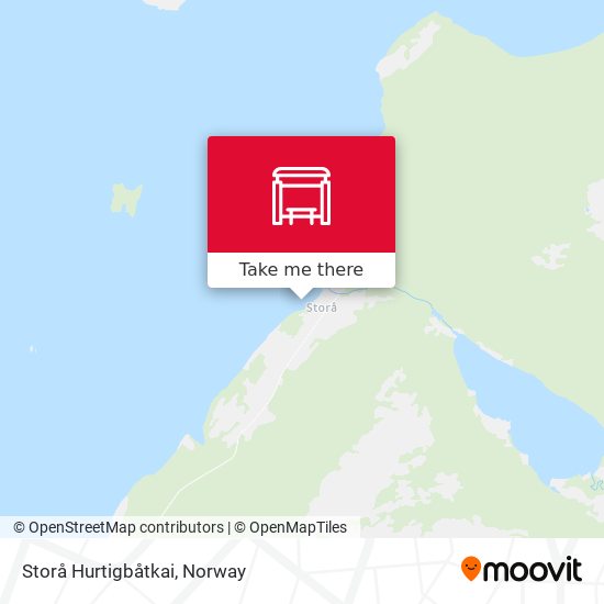Storå Hurtigbåtkai map