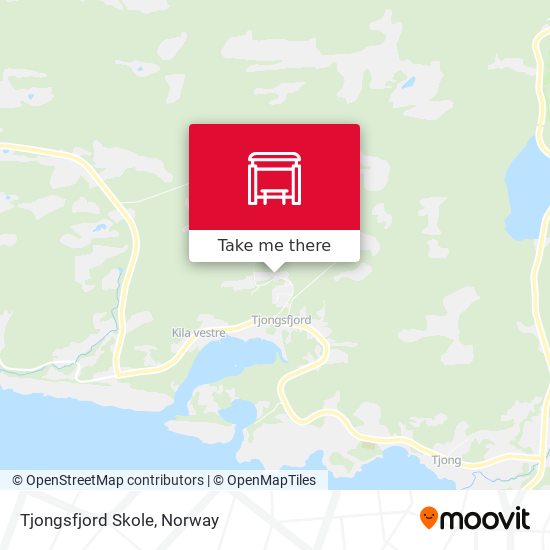 Tjongsfjord Skole map