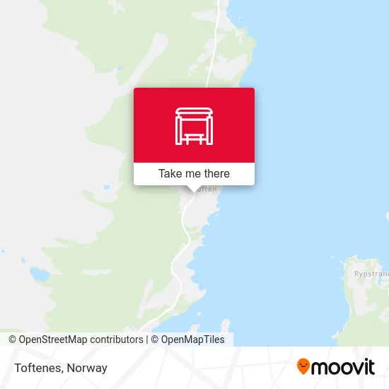 Toftenes map