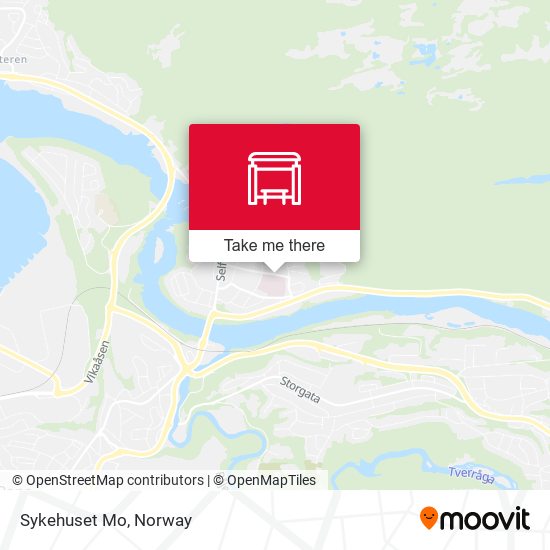 Sykehuset Mo map