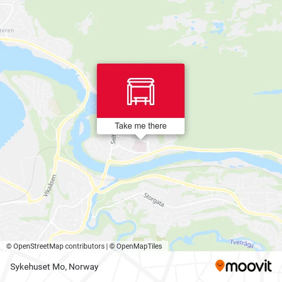 Sykehuset Mo map