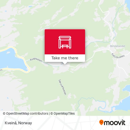 Kveinå map