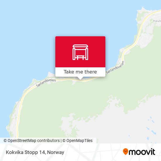 Kokvika Stopp 14 map