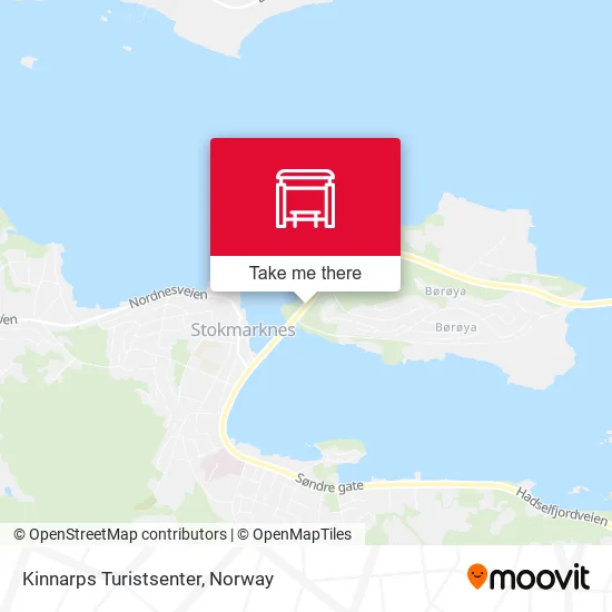 Kinnarps Turistsenter map