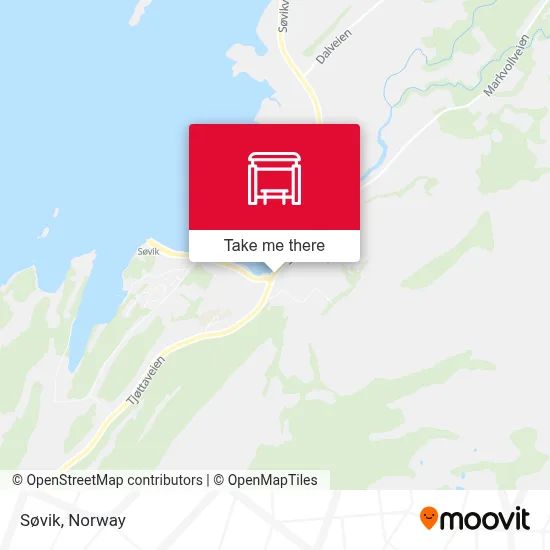 Søvik map