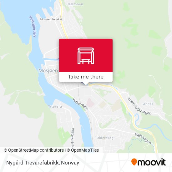 Nygård Trevarefabrikk map