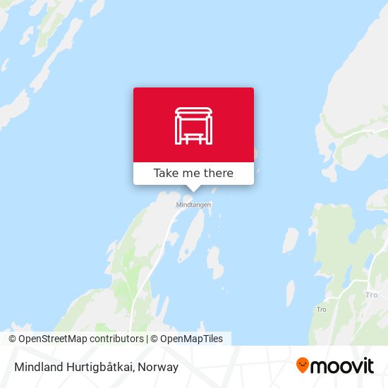 Mindland Hurtigbåtkai map