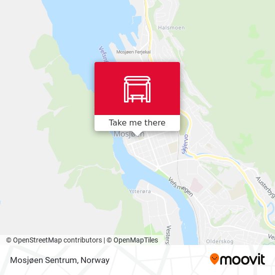 Mosjøen Sentrum map