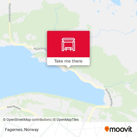 Fagernes map