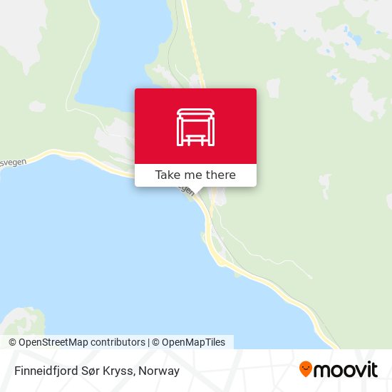Finneidfjord Sør Kryss map