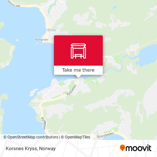 Korsnes Kryss map