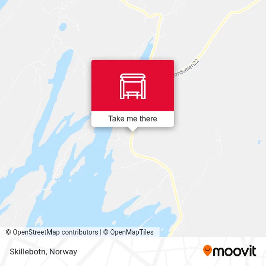 Skillebotn map