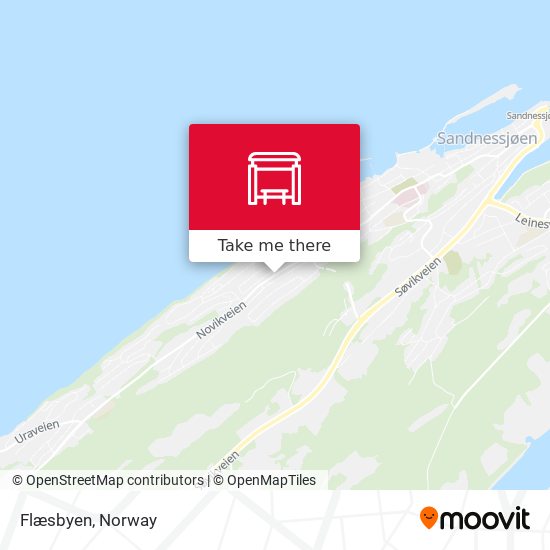 Flæsbyen map