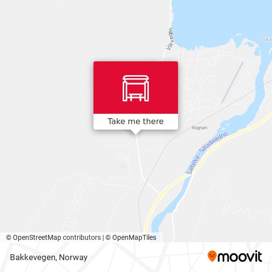 Bakkevegen map