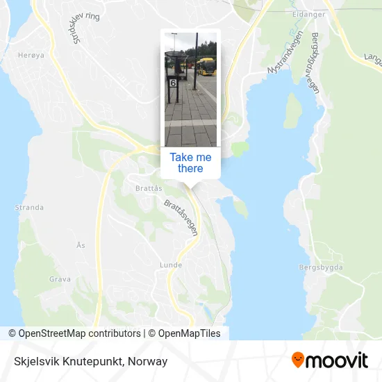 Skjelsvik Knutepunkt map