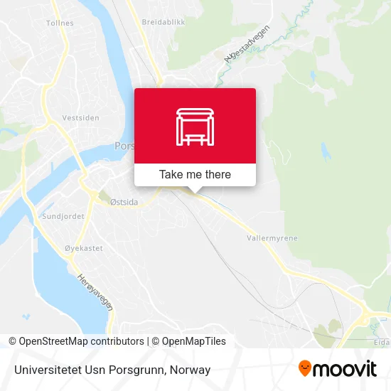 Universitetet Usn Porsgrunn map