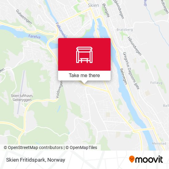 Skien Fritidspark map