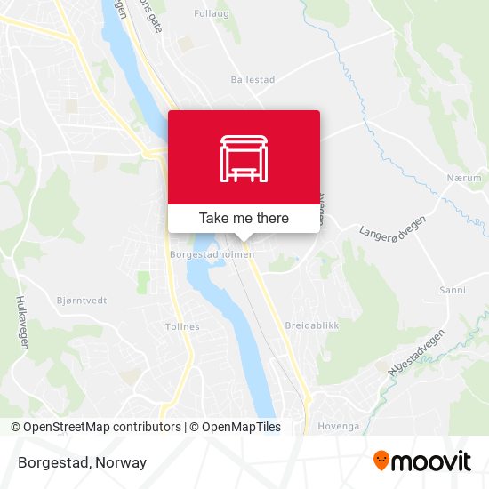 Borgestad map