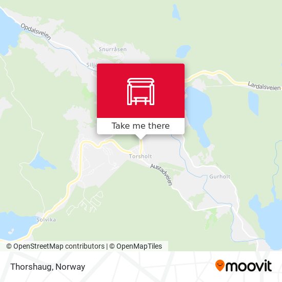 Thorshaug map