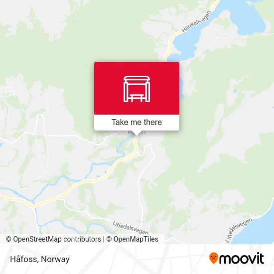 Håfoss map