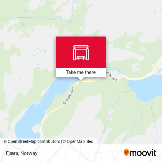 Fjæra map