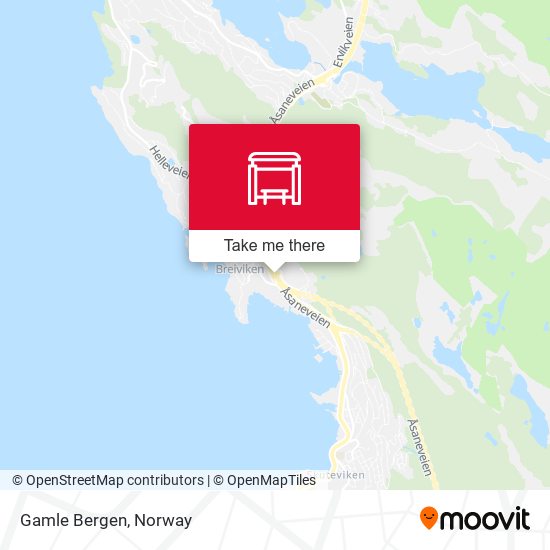 Gamle Bergen map