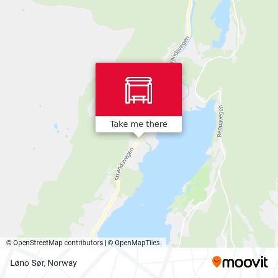 Løno Sør map