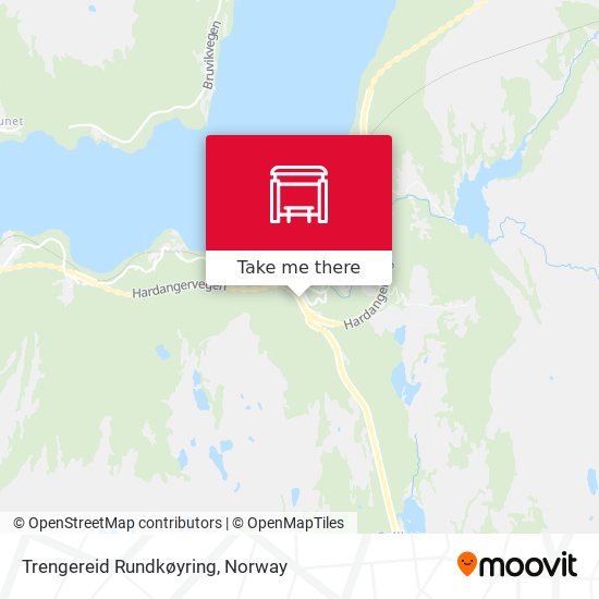 Trengereid Rundkøyring map