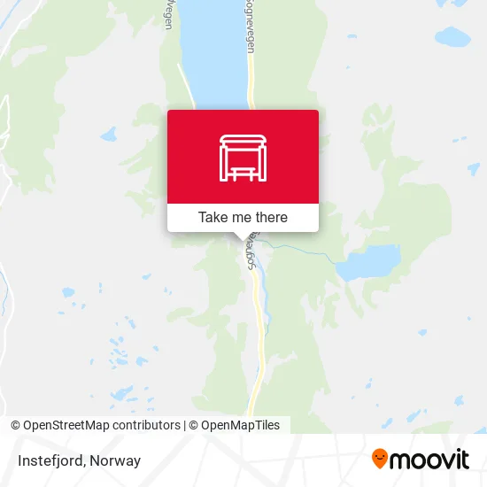 Instefjord map