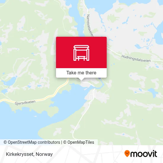 Kirkekrysset map