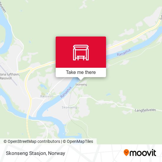 Skonseng Stasjon map