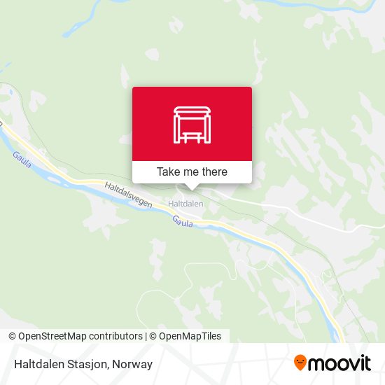 Haltdalen Stasjon map