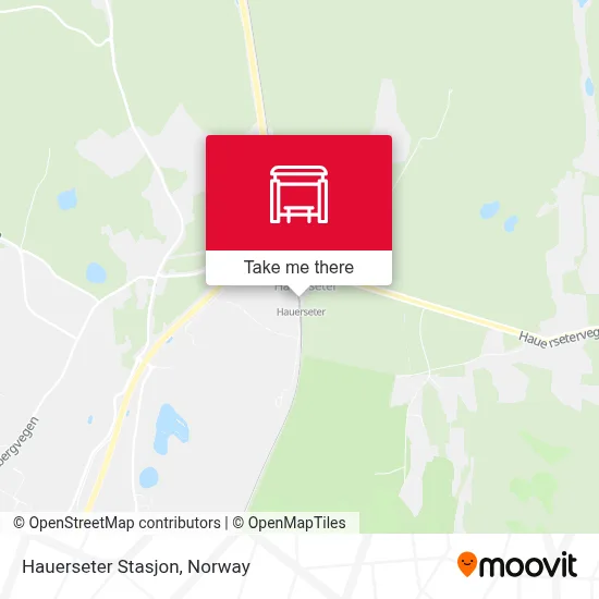 Hauerseter Stasjon map